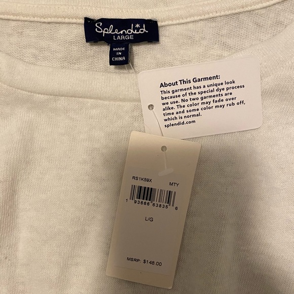 NWT Splendid Sunrise Tie Dye Pullover - Picture 3 of 7